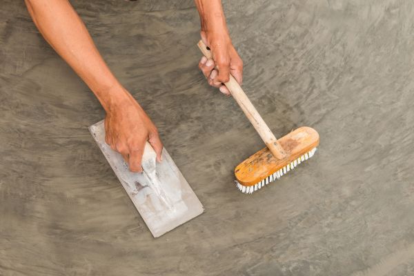 Driveway Concrete Staining in Burlington
